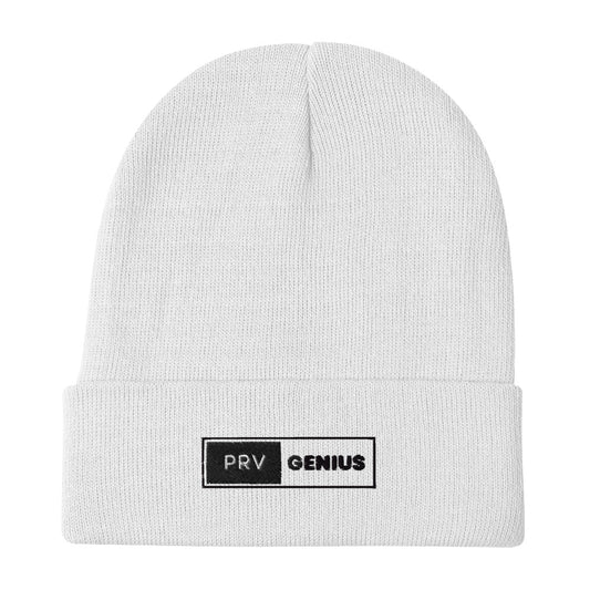 prv genius logo beanie (embroidered)