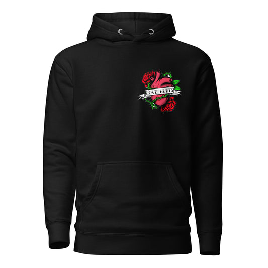 love hurts hoodie