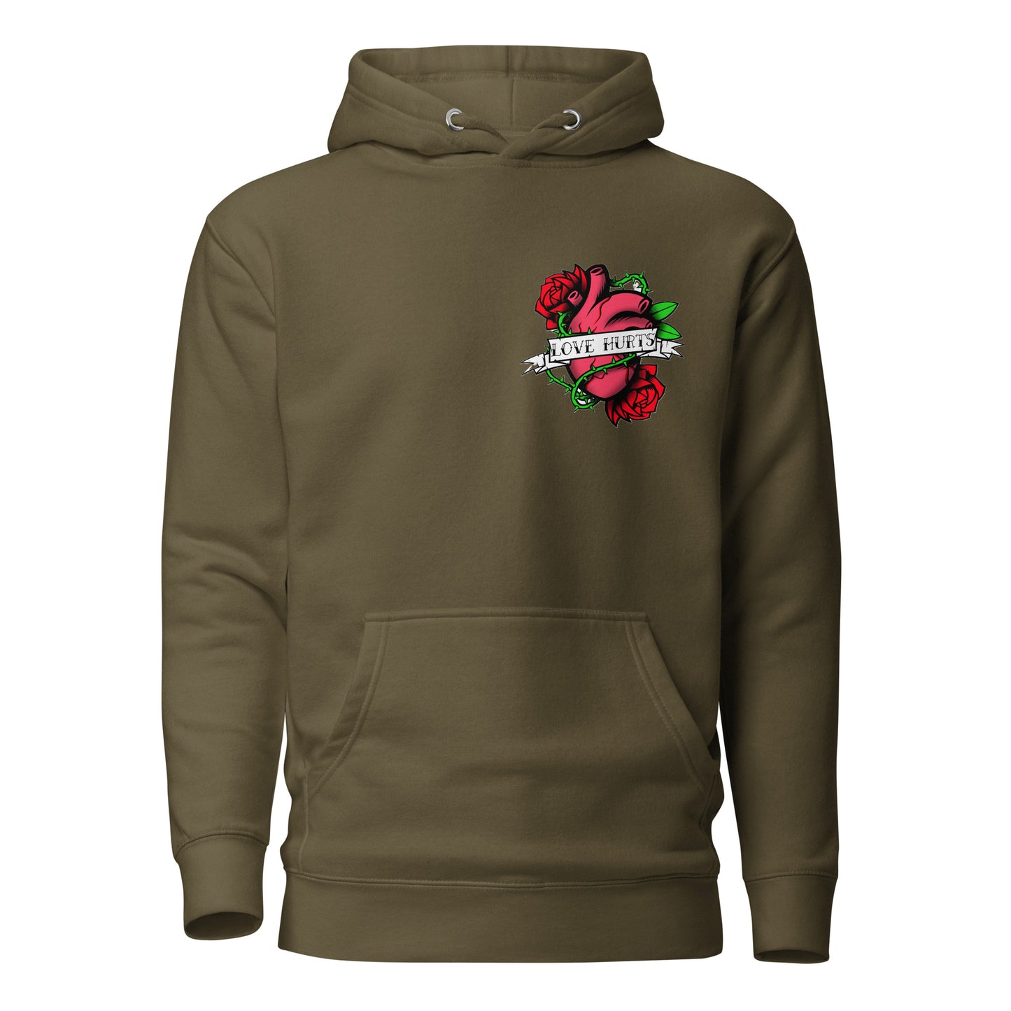 love hurts hoodie